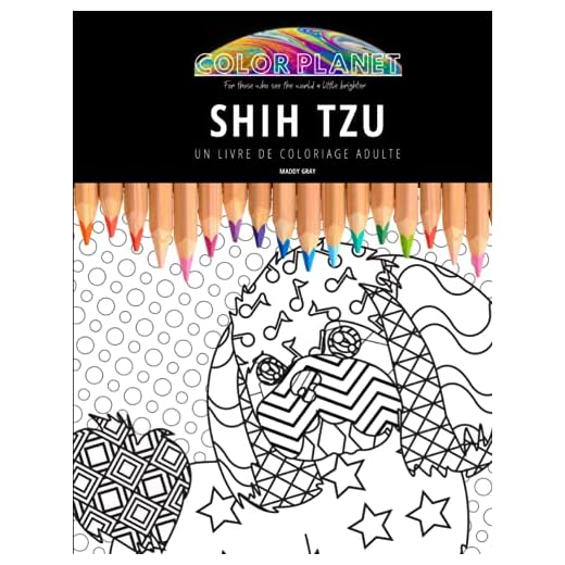 SHIH TZU: UN LIVRE DE COLORIAGE ADULTE: Un livre de coloriage génial pour adultes