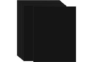 Premium Black Card Stock: 30 Dense Sheets Perfect for DIY Projects and Formal Occasions