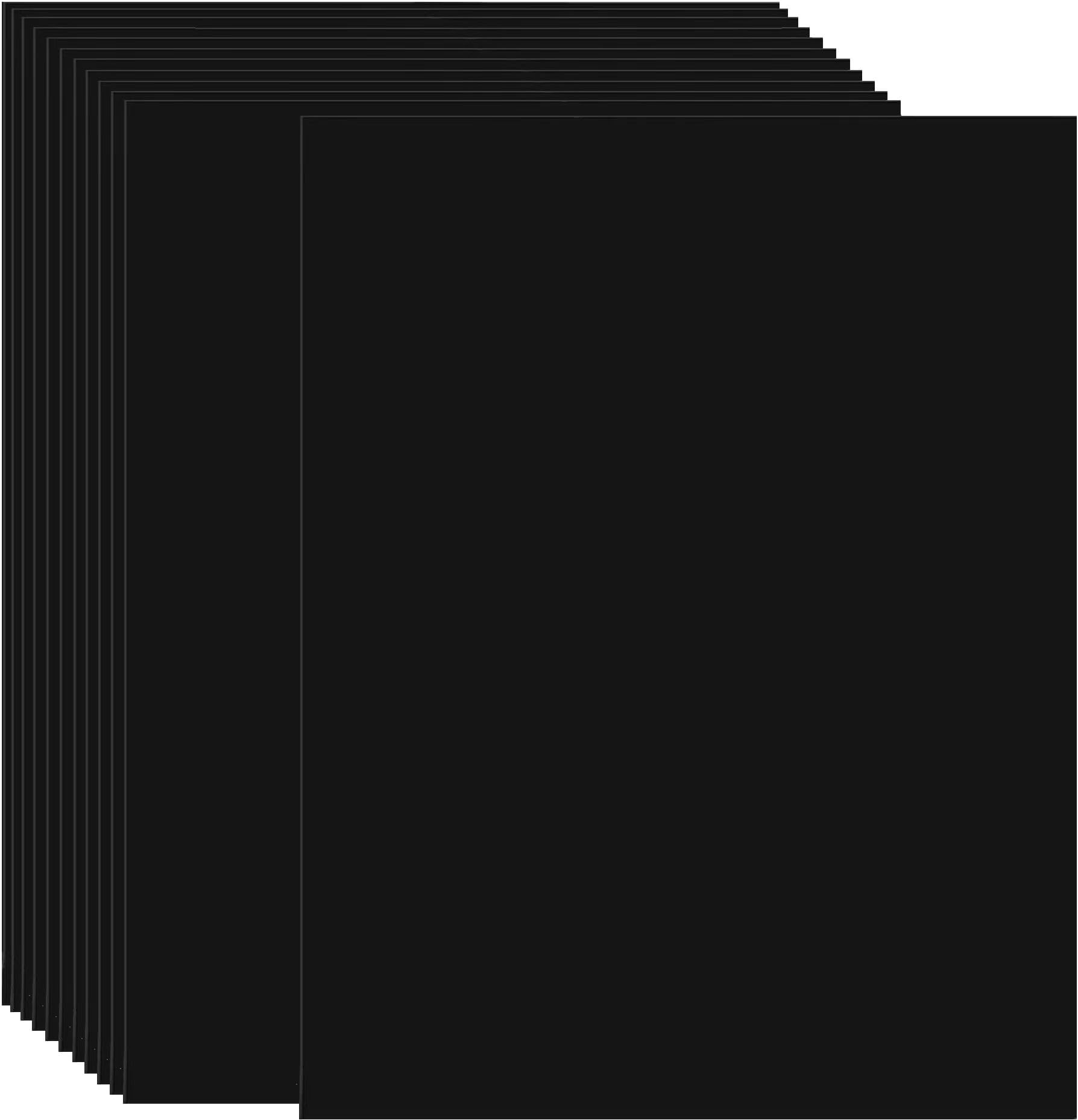 45 Sheets Black Cardstock 8.5 x 11 Thick Paper, Thick Card Stock Paper, Heavy Cardstock Paper for Invitations, Menus, Wedding, DIY Cards