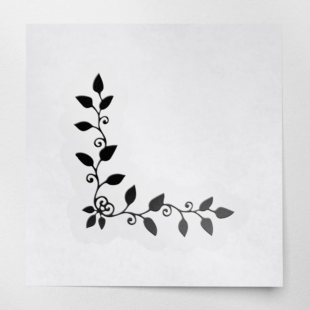 kkkᑦᑋᵃᵑ*୨୧*˚·♡ Amazon.com - Decal Stickers of Corner Leaf Vine Flourish