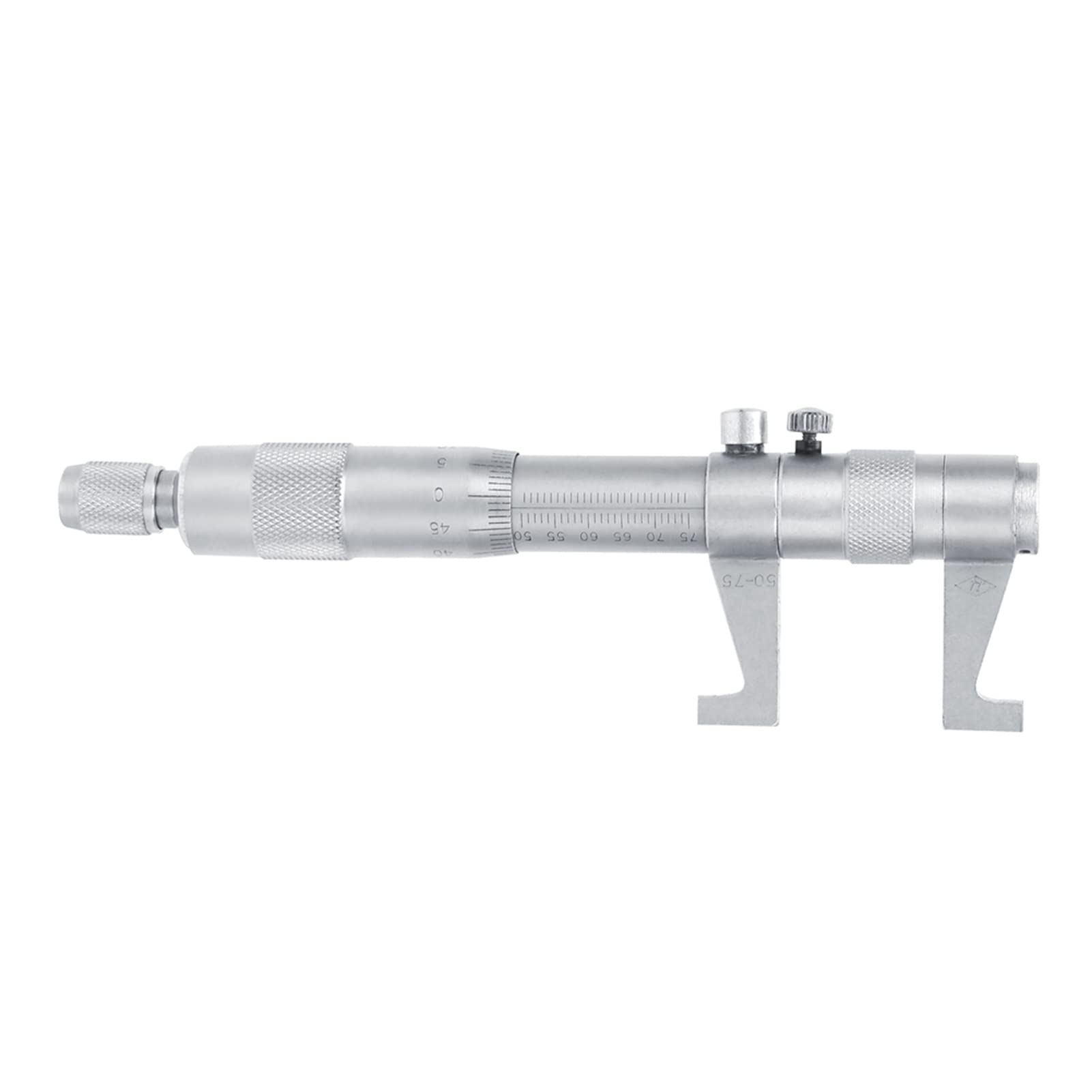 ViaGasaFamido Micrometro per Interni in Acciaio Inossidabile 25-50mm/50-75mm, Strumento di Misurazione Ad Alta Precisione con Testa in Lega per Varie Dimensioni Interne (50-75MM)