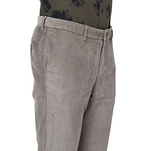 Image of Blackberrys Men's Cotton Slim Fit Casual Trousers