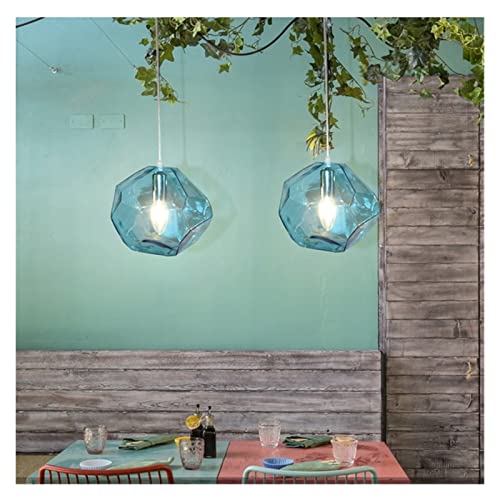 Lustres en cristal de luxe avec suspension en verre moderne à LED intégrée