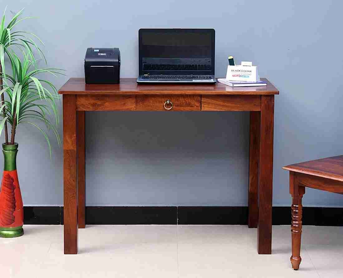 MODERN FURNITURE SHEESHAM Wooden Study Table for Adults with 2 Drawers Storage | Study Desk for Adults | Computer Table for Home Writing Office Desk (Honey Finish) (B0C2L3459J) Amazon Price History, Amazon Price Tracker
