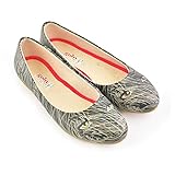 GOBY Damen 1073 Ballerina, schwarz, 37 EU