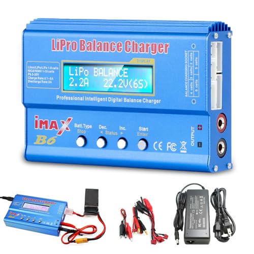 Cargador inteligente multifuncional de 80W que alarga la vida de tus baterías