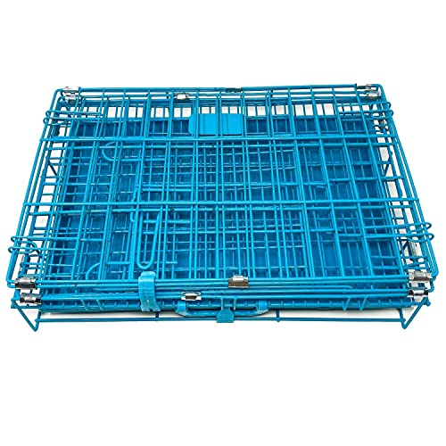 Image of Dog Trust Dog cage Single Door with Removable Tray (18 inch Blue cage)