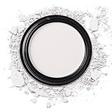 MEICOLY White Single Eyeshadow,Pressed Powder Matte Eye Shadow for Halloween SFX Mime Cosplay Makeup,White Cream to Powder Foundation for Makeup,High Pigment Eyeshadow for Day & Night