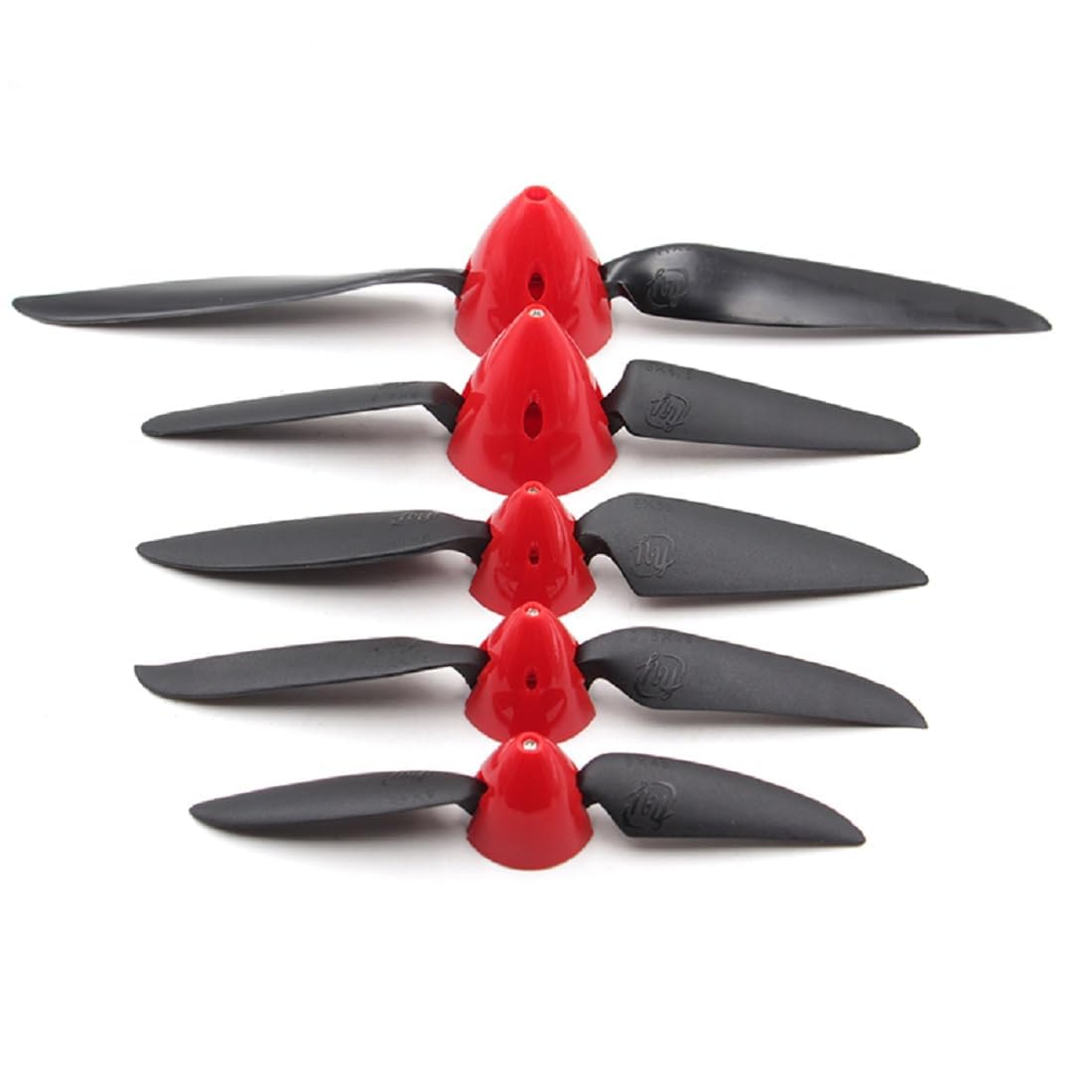 SPARKHOBBY 2 Set HY Folding Propeller 6x4 7.5x4 8x4.5 8x6 11x6 Propeller Spinner Cover 2.3/3.0/3.17/4.0mm Motor Shaft RC Plane Glider Drones (2 set 6x4 3.17mm)