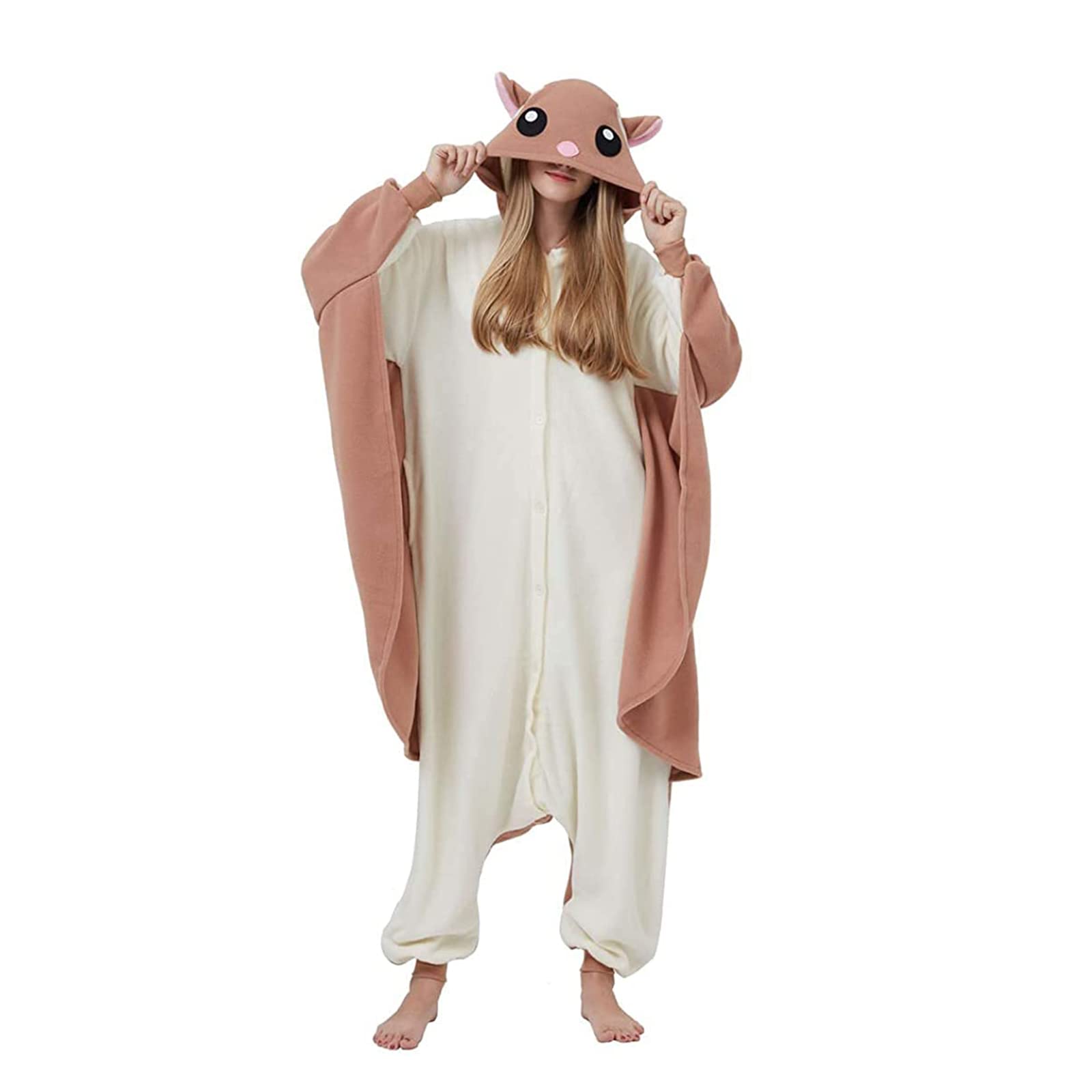 Hstyle Onesie kostium anime dla dorosłych, uniseks, Kigurumi, Cosplay, zwierzęta, piżama z kapturem, bielizna nocna, piżama
