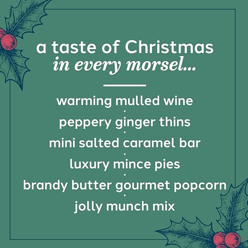 Festive Night In Gourmet Food & Mulled Wine Hamper – Christmas Hamper for Couples, Friends & Family with Luxury Mince Pies, Popcorn & Artisan Sweet Treats – Clearwater Hampers & Gourmet Gifts - Image 5