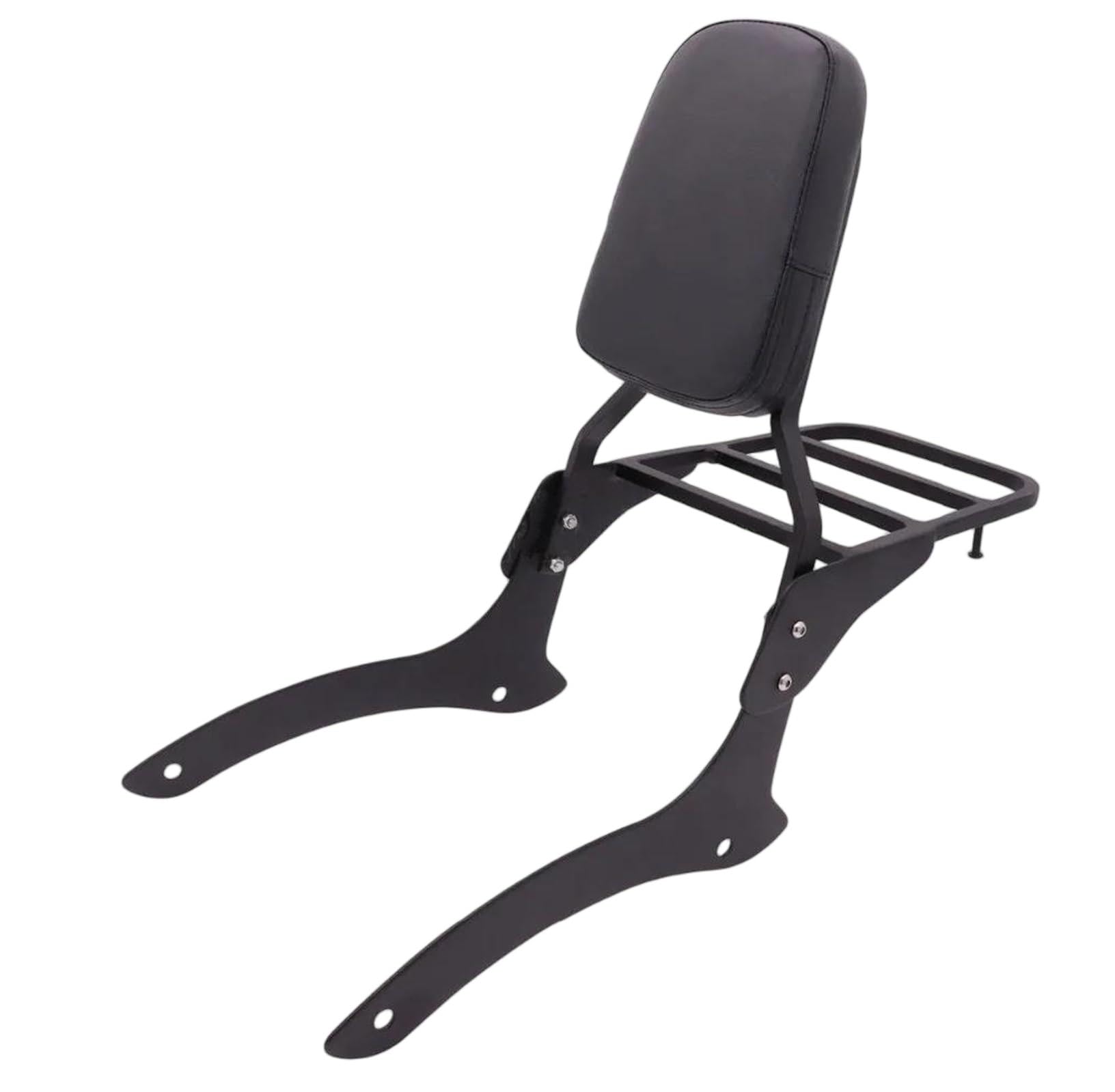 Portaequipajes Trasero Moto Soporte Trasero con Respaldo para Motocicleta para Vstar Dragstar 1100 XVS1100 para Custom 2000-2011