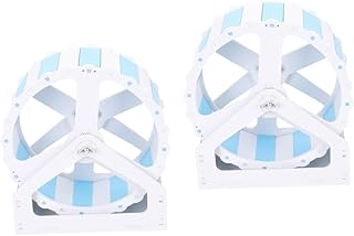 Ipetboom 2 Peças Roda De Corrida De Hamster Roda De Hamster Silenciosa Roda De Ouriço Baixo Ruído Roda De Chinchila Roda Silenciosa Roda De Rato Roda De Hamster 12 Polegadas Brinquedo Ufo