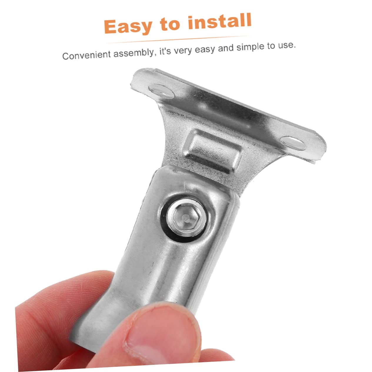 Uonlytech Supports de Rampe en Acier Inoxydable pour Main Courante Escalier, Lot de 6 Pièces Solide et Pratiques Design Élégant pour Décoration de Rambarde