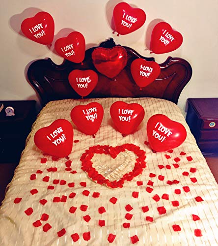 Kit Romântico - Surpresa para namorados - pétalas velas e balões