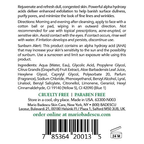 Miniatura 2 de Mario Badescu Loción limpiadora de pomelo glicólico para pieles mixtas y grasas  Tónico exfoliante que limpia profundamente  Formulado con ácido