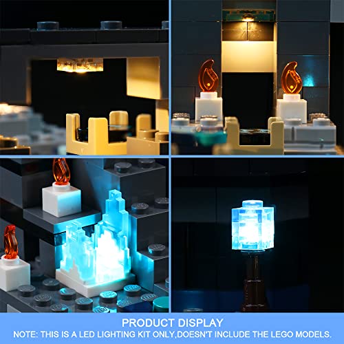 Minecraft The Deep Dark Battle 21246 LED Light Kit (Only Lights)