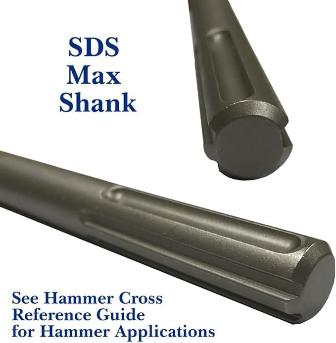 長さ60インチのSDS Maxナローチゼル-SDSマックスシャンク - Champion Chiselによる米国製/すべてのSDS-