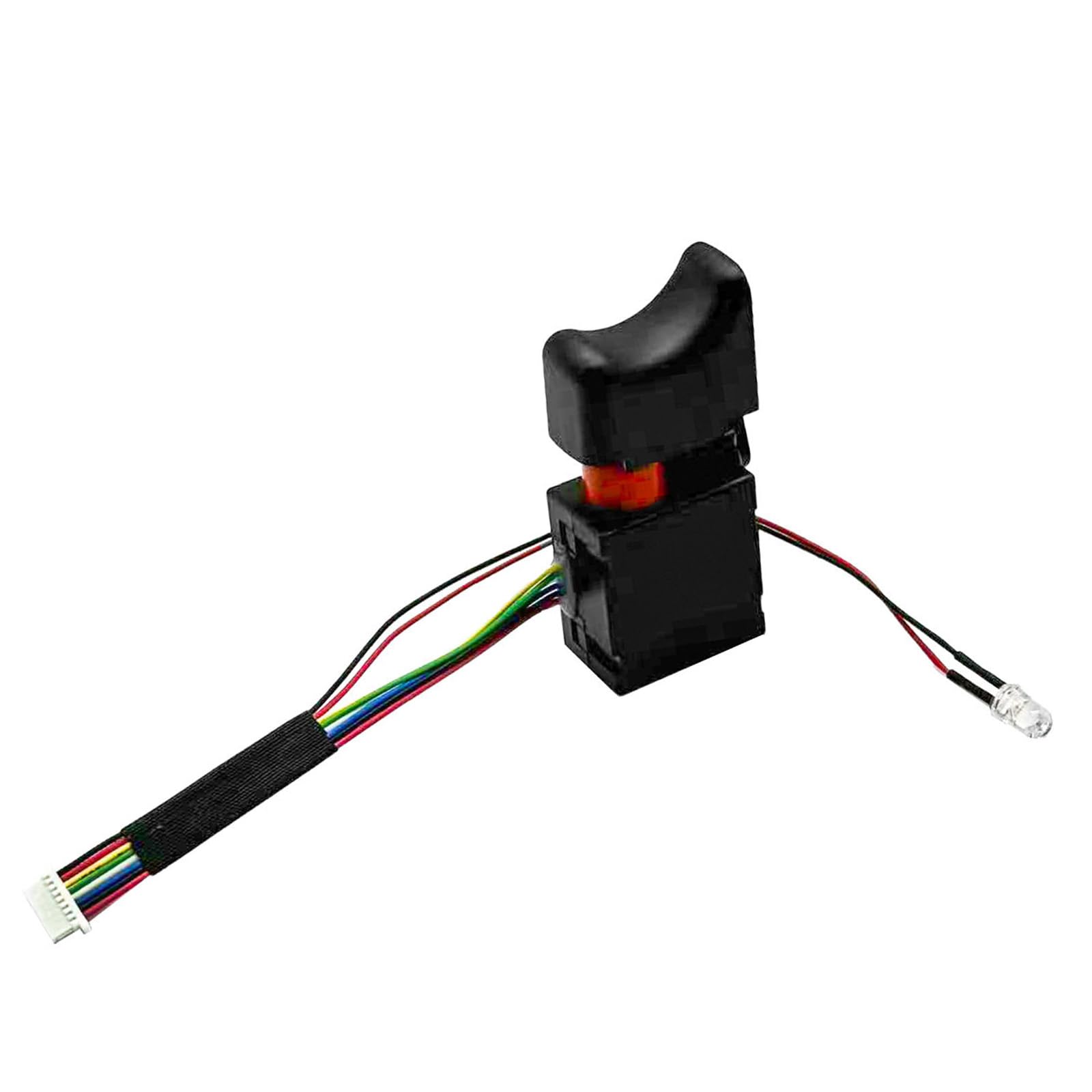 Hogtnd Brushless Efficiency Switch, Suitable For Impact Wrenches With Power Tools, With Reverse Speed Control And 8-Wire Design, Highly Efficient Nonbrush Initiate Effect Accessories Without