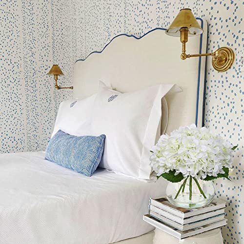 Oairse Kunstbloemen met 4 hortensia's in glazen vaas, kunstmatige hortensiabloemen, 3D-print, echte hortensia, voor bruiloft, thuis, hotel, feest, bloemstuk, wit - Afbeelding 6