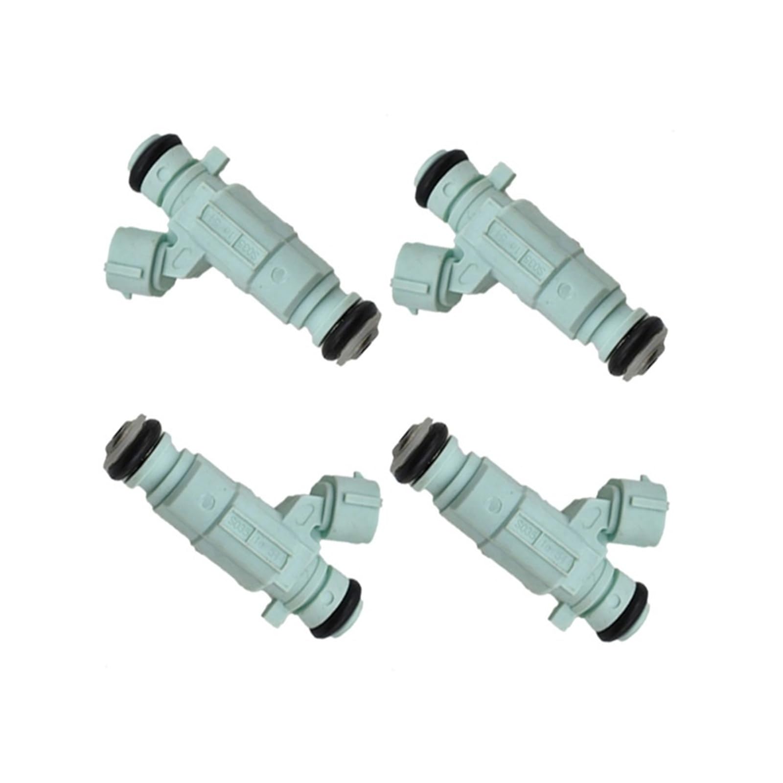 Ovtzqr One Color 4Pcs Fuel Injector Nozzle Compatible For Kia Rio 35310-26600