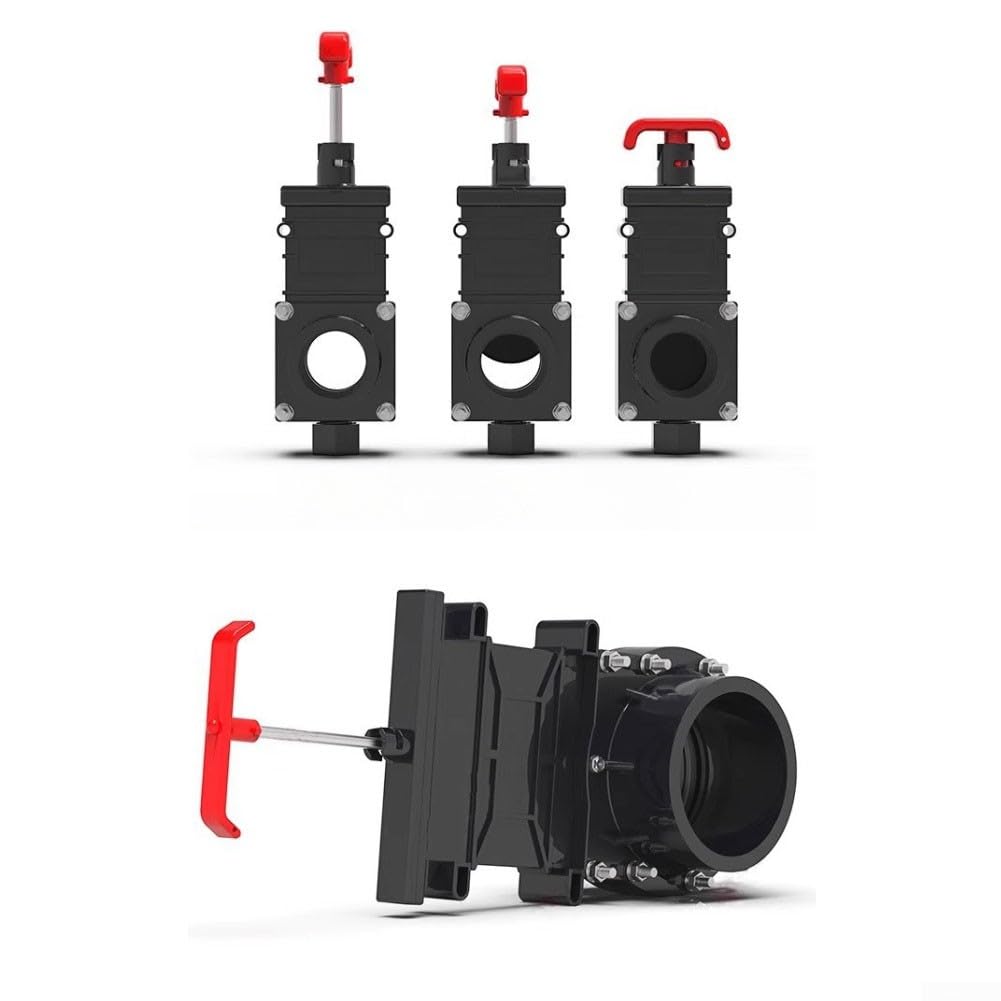 Vanne d'égout pour véhicule récréatif, vanne avec bouchon anti-fuite pour réservoir d'eaux usées, vanne d'arrêt pour système de drainage de caravane (40 mm)