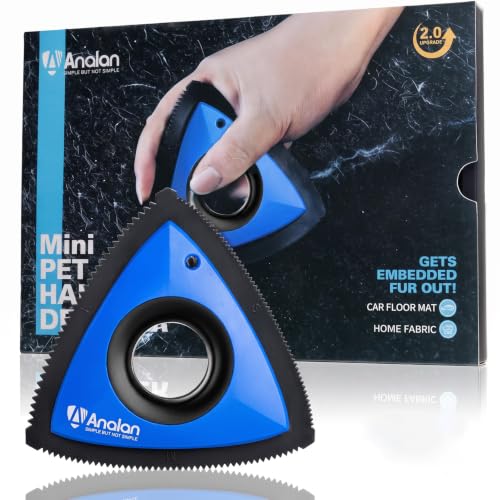 Image of Analan Mini Pet Hair Remover for Car Detailing Dog Hair Tool(Royal Blue)