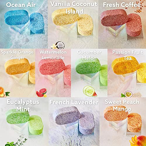Cleanoun Foaming Hand Soap Tablet Refills - (10 Pack) 100 Fl Oz Total (Makes 10X 10 Fl Oz Bottles Of Soap) Cleansing & Moisturizing | Eco Friendly & Compostable Packaging| Variety Fragrance Pack #TOP3