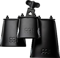 Vista 6 de Meinl Percussion SLTRI-BK - Campana triple de acero con recubrimiento en polvo negro
