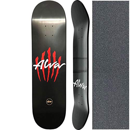 Amazon | ALVA SKATES アルバ スケートボード デッキ SCRATCH BLACK 