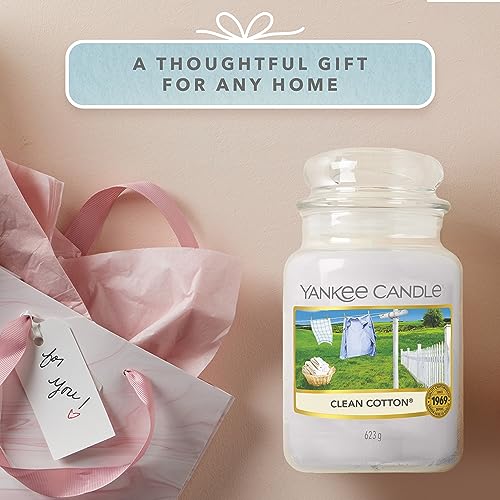 Yankee Candle Scented Candle, Clean Cotton Large Jar Candle, Long Burning Candles: up to 150 Hours, Scented Candles Gifts for Women - Image 6