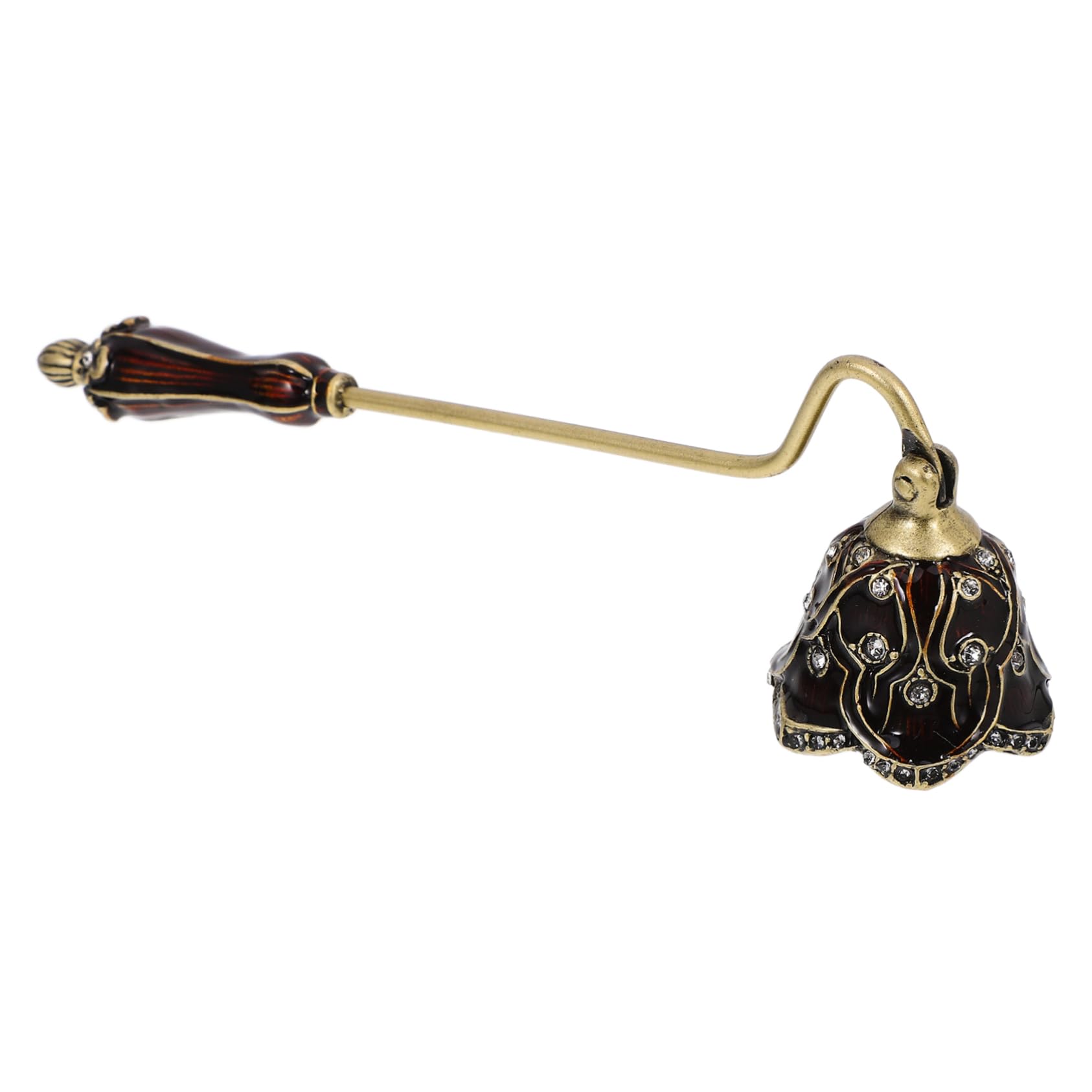 FUNOMOCYA Candle Extinguisher Candle Holder Flame Snuffer Tool Candle Snuffer with Long Handle Household Candle Snuffer Candle Accessory Metal Wick Snuffer Candle Put Out Tool Candle Tool