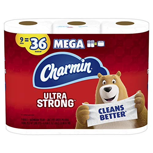 Image of Charmin Ultra Strong Toilet Paper 9 Mega Roll