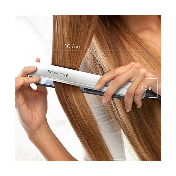 Remington-8510-Anti-Frizz-Therapy-Hair-Straightener-1-Inch-Ceramic-Flat-Iron-with-Digital-Controls-White Remington 8510 Anti Frizz Therapy Hair Straightener, 1 Inch Ceramic Flat Iron with Digital Controls, White