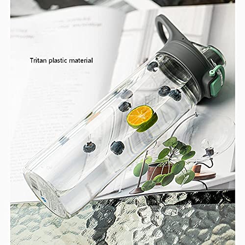 Waterfles Sportfles 750 ml Clear Plastic Water Flessen Pop Open Deksel Kruik Voor Camping Wandelen Travel Sports Outdoors Fles (Kleur: Groen) - Image 8