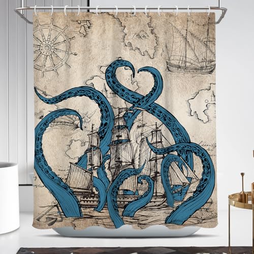 bath best octopus shower curtain