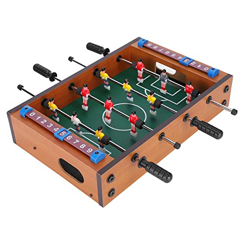 Foosball -Tischspiel, Fußball Soccerball Sportgeschenk Indoor -Spiel, e Onal mit Tischen für Partykinder Spielzeug und Torschütze, Top Foosball, Wettbewerbsspiele Familienabend