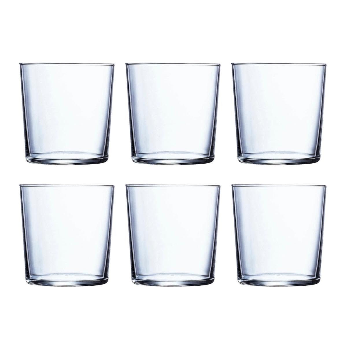 Lot De 6 Verres Pinta T Arc 36 Cl – Verre Trempé Ultra Résistant – Empilable, Récyclable & Écologique – Idéal Bar, Restaurant, Maison