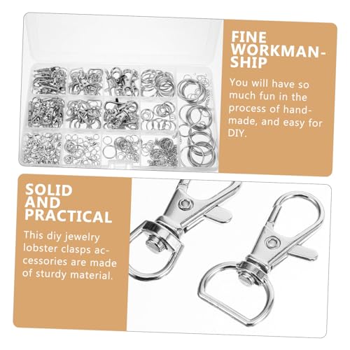 Kit de cierres de langosta para joyería accesorios para collares y pulseras 7