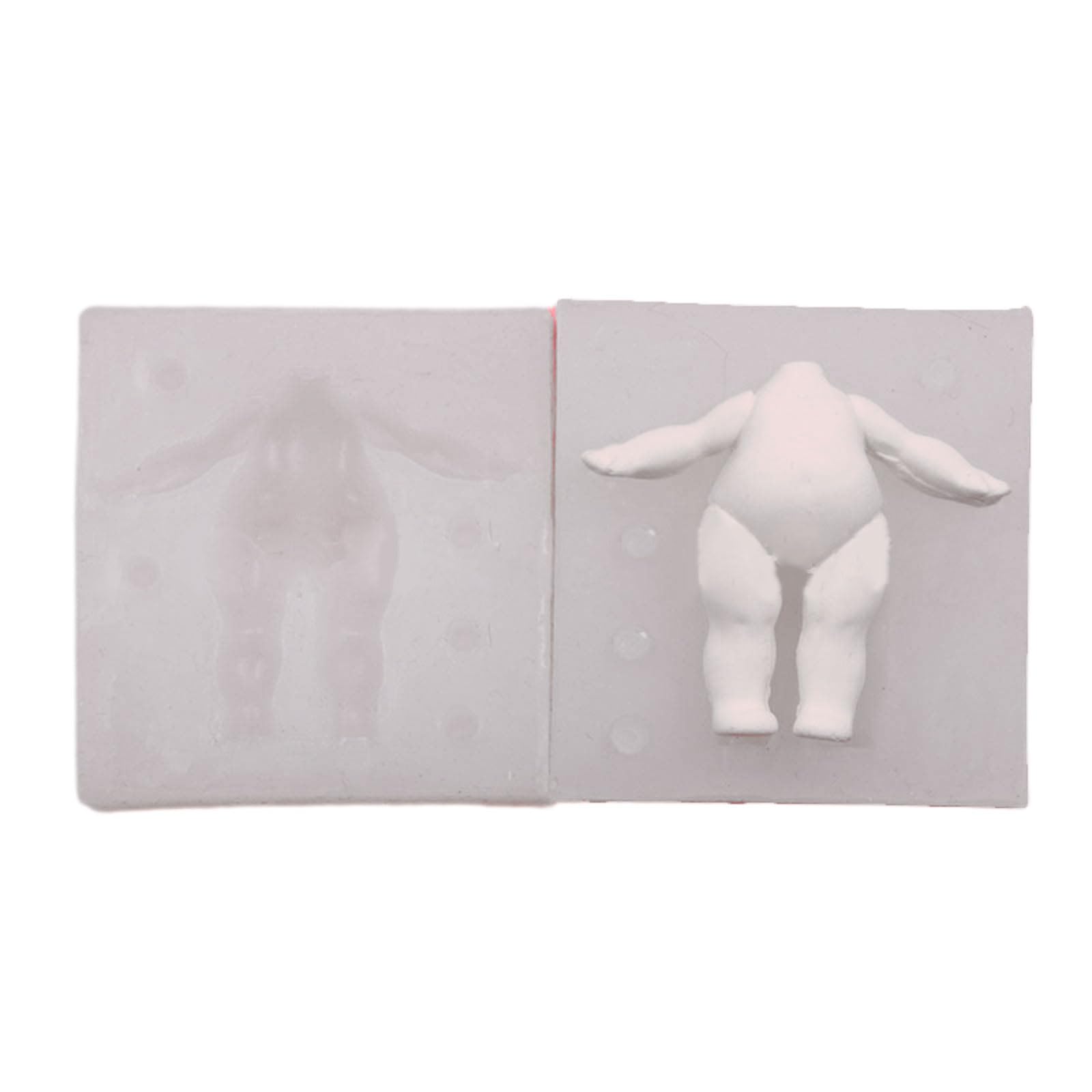 Lerpwige Fondant Dolls Body Molds 3D Body Cake Mould Clay Soft Clay Epoxy Resins Silicone Molds Baking Craft Cake Mould