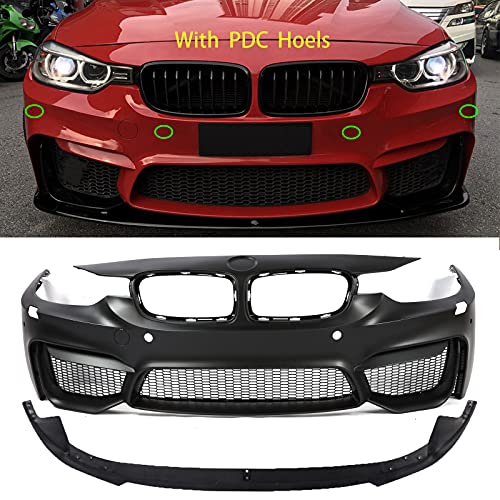 PENSUN F80 M3 Style Font Bumper FOR BMW F30 F31 3 SERIES W/PDC 12-18(Doesn't Fit M3 M4 F80 Vehicle)