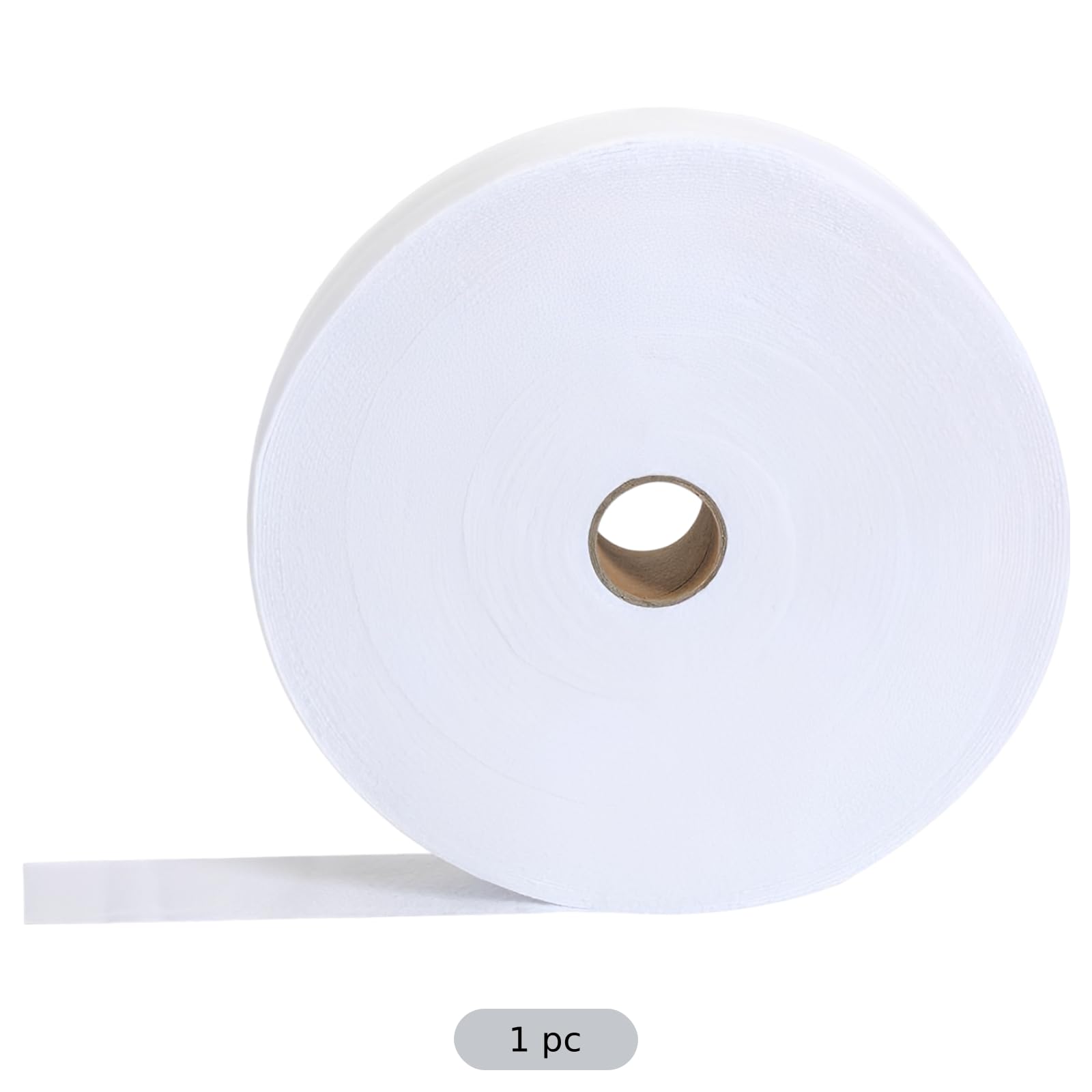 Polyester-Füllvlies als Rollenware, 2 1/4 Zoll x 50 Yards, waschbare Stoffstreifen zum Nähen, weiche weiße Quiltvliesrolle für Teppiche, gewebte Matten, DIY-Bastelprojekte und mehr