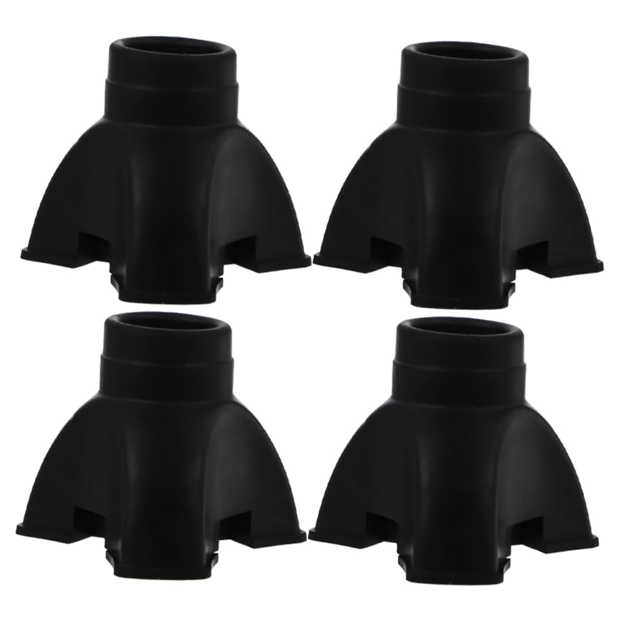 FOMIYES Hiking Crutches Foot Cover Anti-Skid Effect for Trekking Cane Protectors