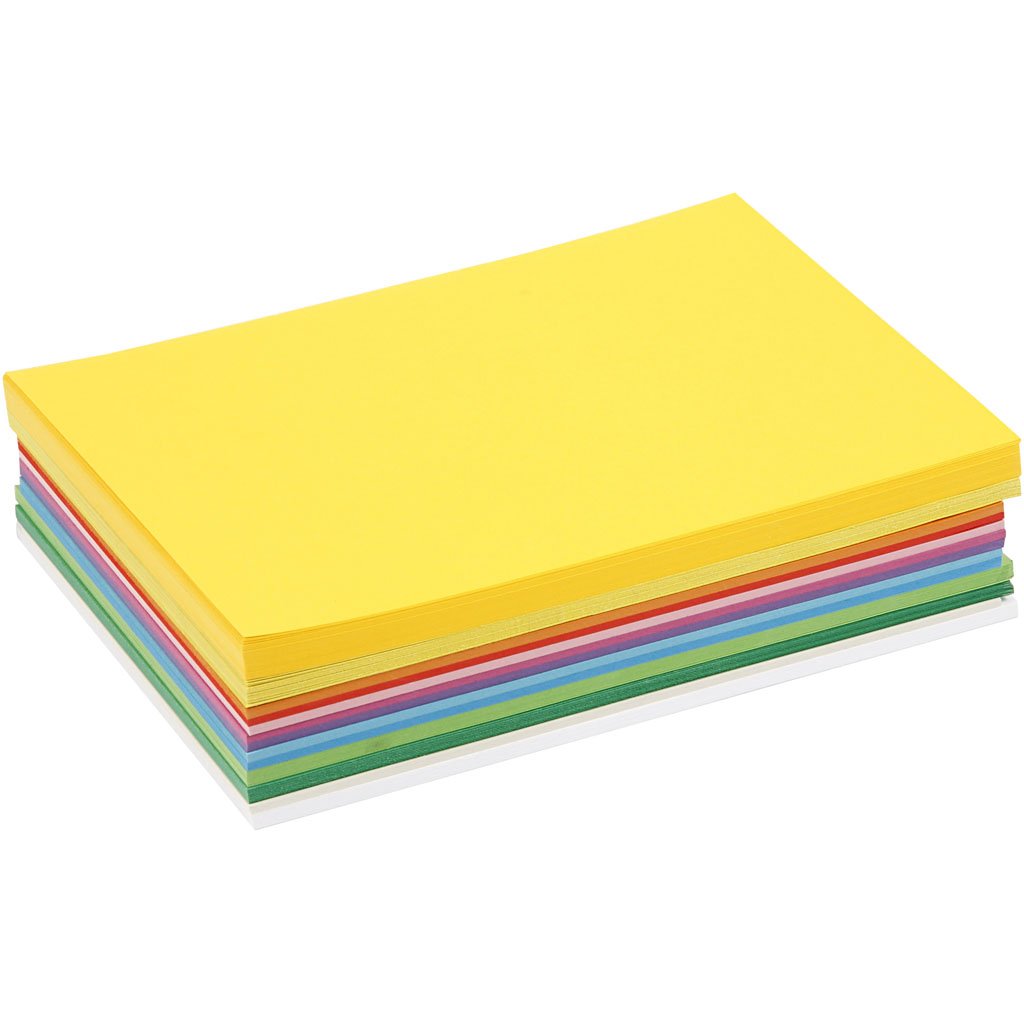 Biglietto di auguri, formato A5, 15 x 21 cm, 180 cm, colori asstd, 300 fogli
