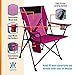 Kijaro Dual Lock Portable Camping Chairs - Enjoy the Outdoors with a Versatile Folding Chair for Sports, Lawn - Dual Lock Feature Locks Position – Hanami Pink
