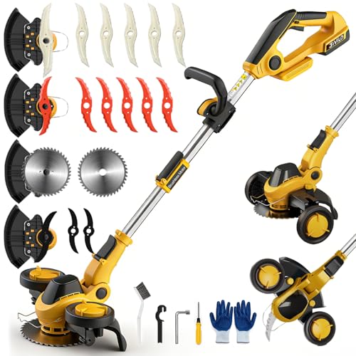 11-Inch Weed Wacker Cordless Compatible with DEWALT 20V MAX Battery