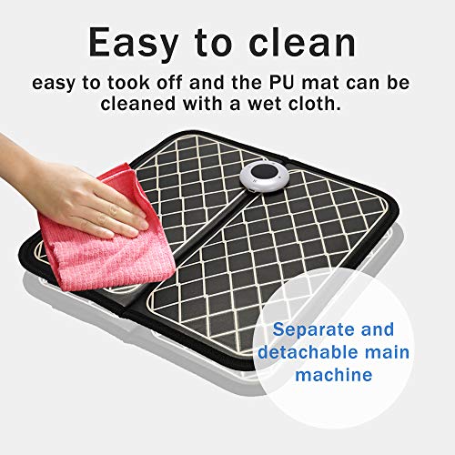 Massager do pé Pulso Dobrável Elétrica Vibração Estimulador Muscular Máquina de Relaxamento Sem Fio