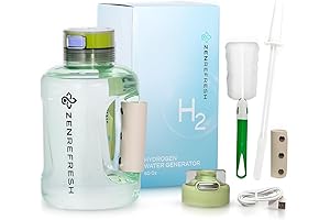 50 Oz Hydrogen-Rich Water Bottle: Refreshing Hydration with Zero Calories