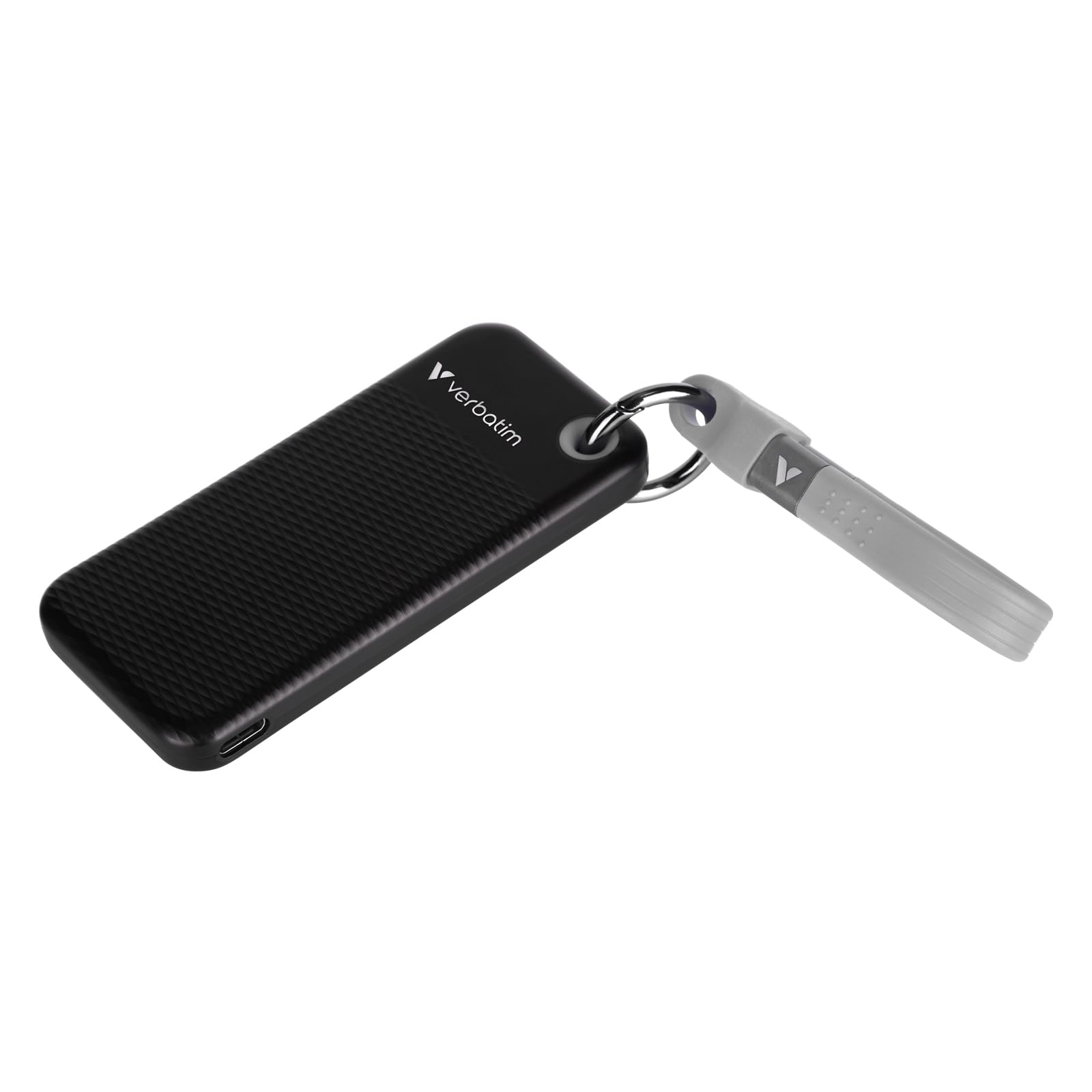 Verbatim Pocket SSD 512 Go, SSD Externe USB 3.2 Gen 2, jusqu'à 1000 Mo/s en Lecture et écriture, Disque Dur Portable pour PC, Mac et Console, Noir/Gris
