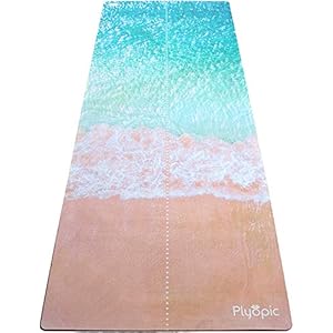 Plyopic-All-In-One-Yoga-Mat-The-Ultimate-Active-and-Hot-Yoga-Mat-Revolutionary-Sweat-Grip-Fabric-and-Natural-Rubber-Best-for-Yoga-Pilates-Workout-Exercise-Bikram-Hot-Yoga Plyopic All-In-One Yoga Mat | Luxury Sweat-Grip Mat/Towel Combo | Eco-Friendly Natural Rubber | Best for Yoga, Pilates, Bikram, Hot Yoga, Workout and Exercise